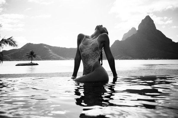 Alexis Ren - by Kim Akrich on Bora Bora
