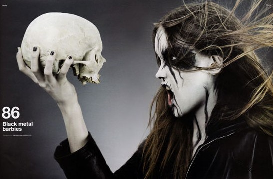 Black Metall Barbie