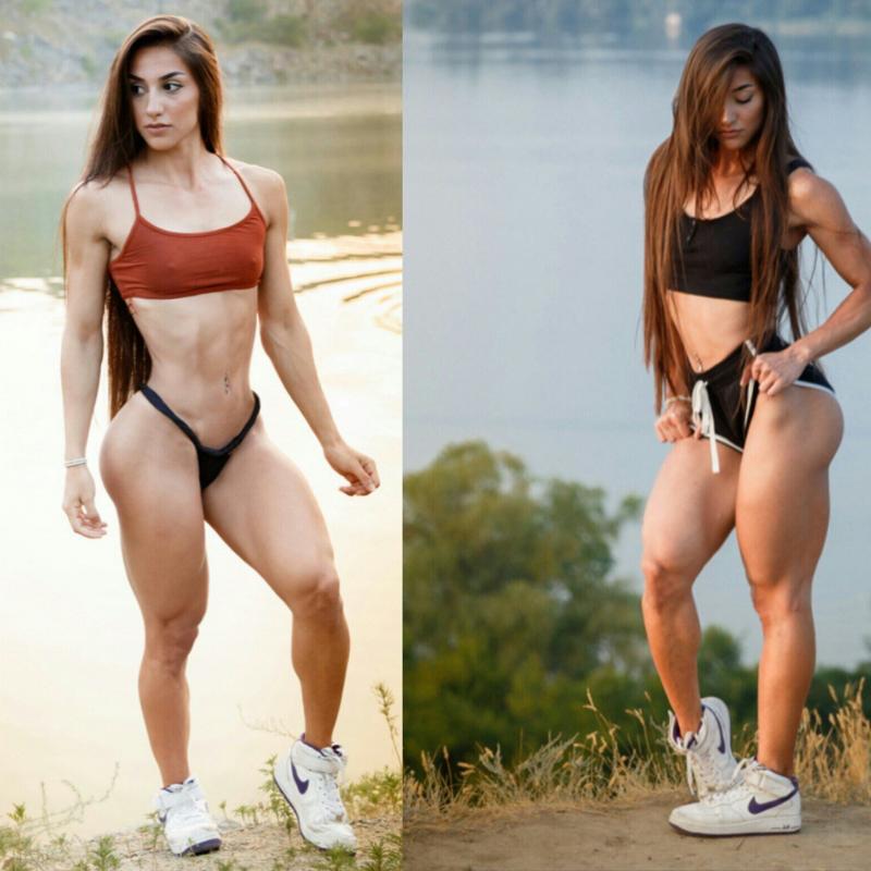 Девушки с накаченными ногами