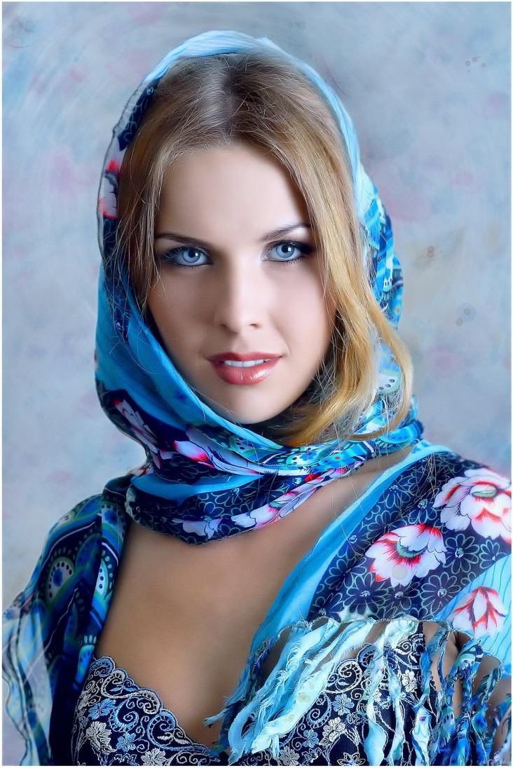 Славянская внешность женщины