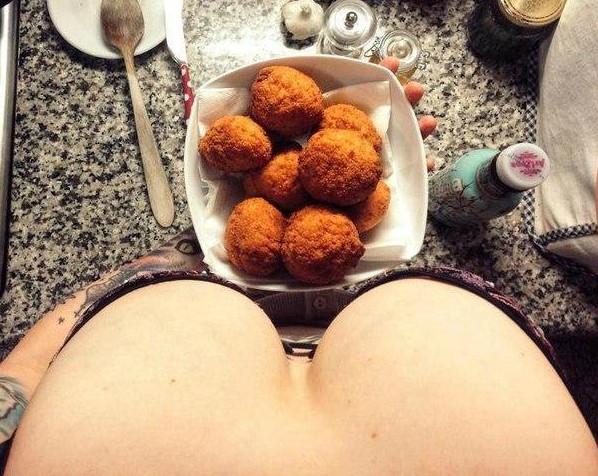Фото: Пища очами женщин